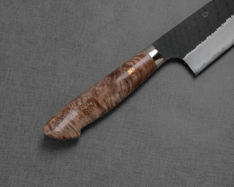 Nigara R2/SG2 Tsuchime Kurouchi 210mm Kiritsuke Gyuto with Maplewood Handle
