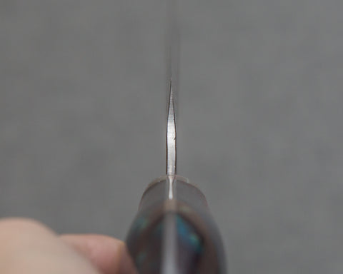 Nigara R2/SG2 Tsuchime Kurouchi 255mm Kiritsuke Sujihiki with Polished Twilight Blue Acrylic Handle