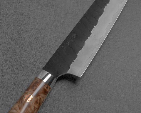 Nigara R2/SG2 Kurouchi Tsuchime 135mm Petty with Maplewood Handle