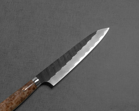Nigara R2/SG2 Kurouchi Tsuchime 135mm Petty with Maplewood Handle