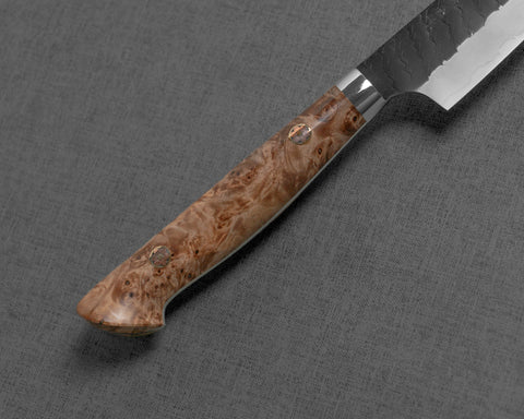 Nigara R2/SG2 Kurouchi Tsuchime 135mm Petty with Maplewood Handle