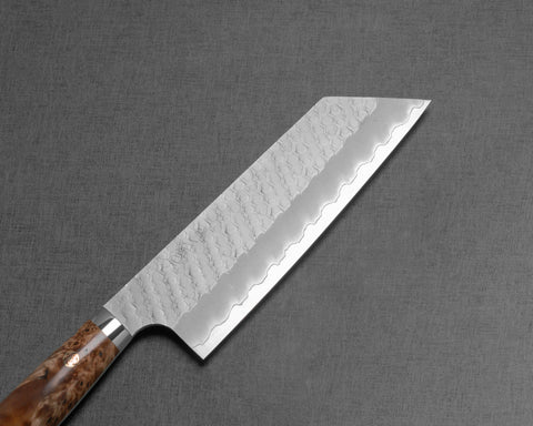Nigara R2/SG2 Matt Migaki Tsuchime 165mm Kiritsuke Nakiri with Maplewood Handle