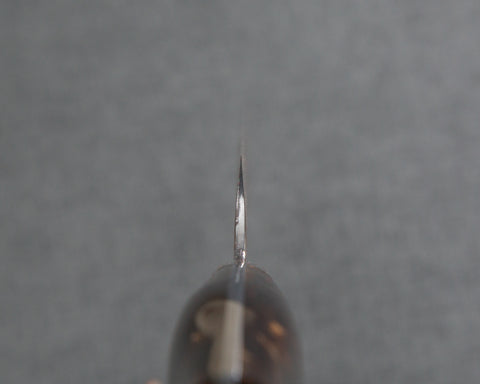 Nigara R2/SG2 Matt Migaki Tsuchime 255mm Kiritsuke Sujihiki with Polished Bronzite Acrylic Handle