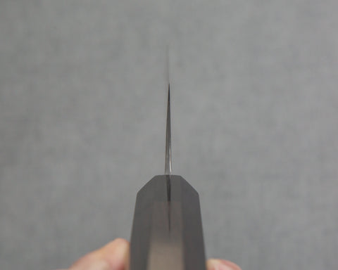 Nigara "Anmon" SRS-13 Kurosome Damascus 210mm Gyuto with Ebony Buffalo Horn Handle