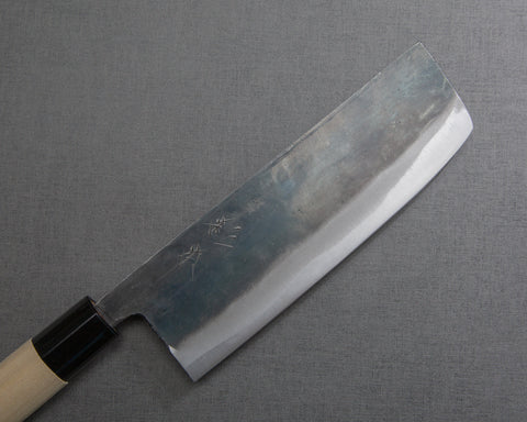 Sugimoto Carbon Steel Kurouchi Hon-Kasumi 165mm Nakiri