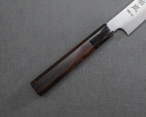 Sukenari HAP40 Sujihiki 240mm with Ebony Buffalo Horn Handle