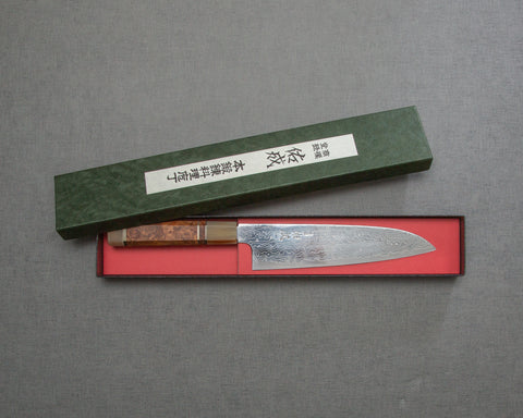 Sukenari R2/SG2 Mirror Damascus 180mm Santoku