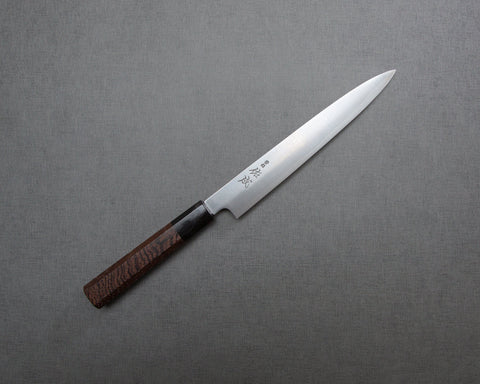 Sukenari R2/SG2 210mm Sujihiki with Wenge Buffalo Horn Handle