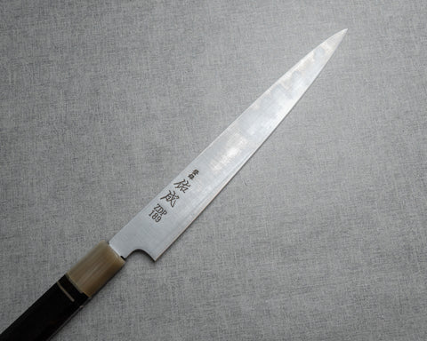 Sukenari ZDP-189 240mm Sujihiki with Ebony Buffalo Horn Handle