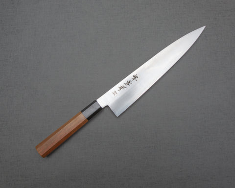 "Burrfection Knife" Sakai Takayuki by Ryky AUS8 240mm Gyuto with Buffalo Horn Handle