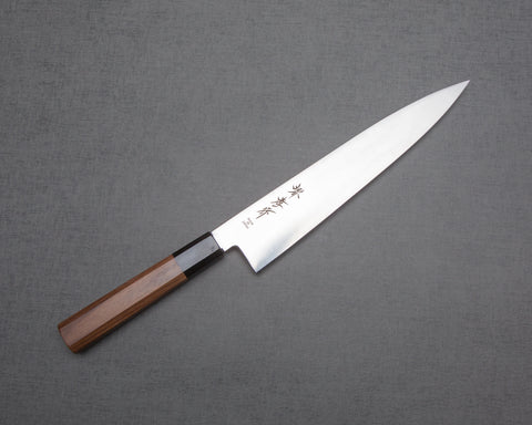 "Burrfection Knife" Sakai Takayuki by Ryky AUS8 240mm Gyuto with Buffalo Horn Handle