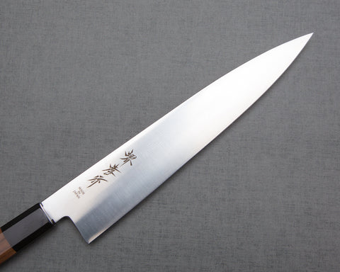 "Burrfection Knife" Sakai Takayuki by Ryky AUS8 240mm Gyuto with Buffalo Horn Handle