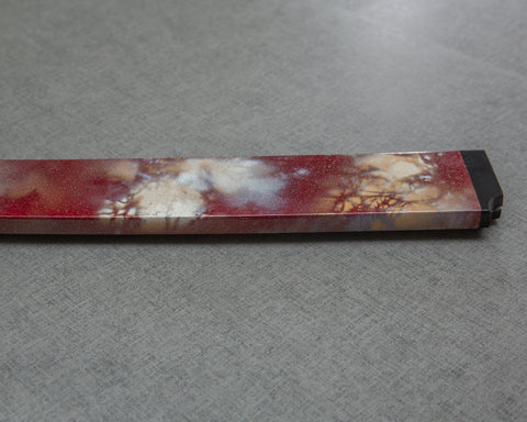 Sakai Takayuki "Rinka" Ginsan(Silver #3) Mirror Sakura and Waka Engraved 390mm Sakimaru Takohiki