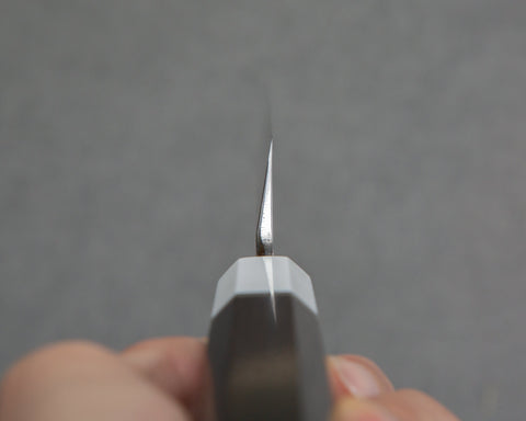 Sakai Takayuki "Sinuchi Hienn" Mizu-Honyaki Shirogami #2 Mirror-Finish 300mm Kiritsuke Yanagiba with Ebony Handle and Shiroishime Saya