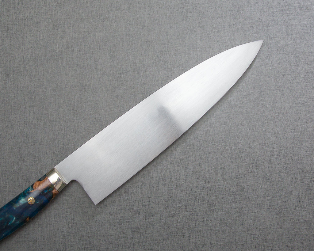 Tsukasa Gyuto Shirogami #2 Oak 135mm (5.3) – SharpEdge