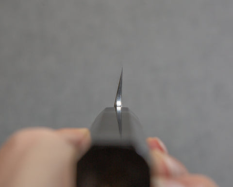 Sakai Takayuki / Kenji Togashi Made Shirogami #2 Mizu-Honyaki Ripple Mirror 300mm Sakimaru Takohiki with Premium Triple-Ginmaki Handle