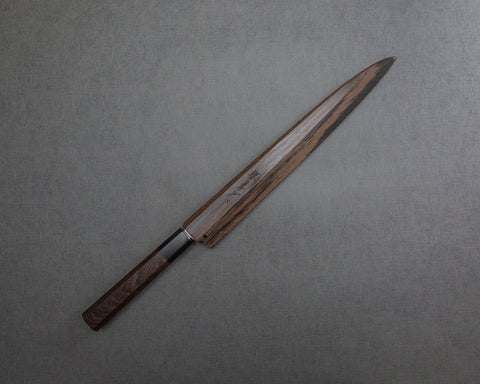 Sakai Takayuki "Sho-Ryu" VG10 Honyaki 270mm Yanagiba with Wenge Buffalo Horn Handle and Saya
