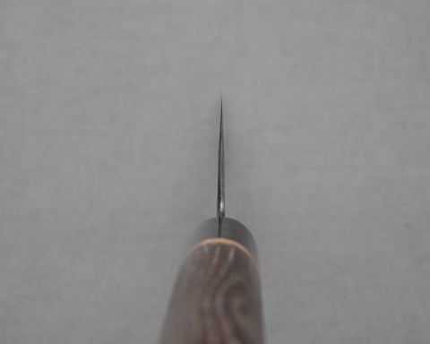 Mutsumi Hinoura Aogami #2 "Sentsuchi Hyakuren" Santoku 180mm with Chestnut Handle