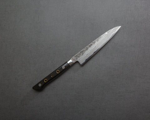 Tojiro Atelier Hand-forged Aogami #2 Suminagashi Nashiji 120mm Petty