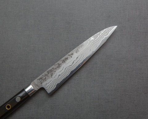Tojiro Atelier Hand-forged Aogami #2 Suminagashi Nashiji 120mm Petty