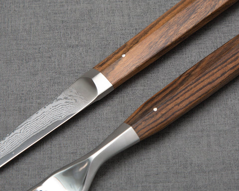 Tojiro Wakisashi Cutlery with Bocote Handle