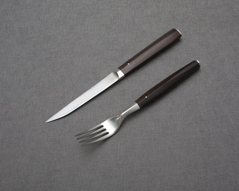 Tojiro Wakisashi Cutlery with Ebony Handle