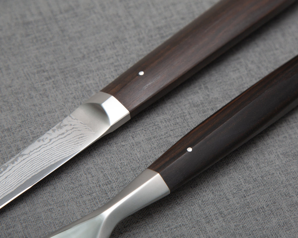 KIKUSUMI X MOKI Limited Edition Polished Black Steak Knife Gift