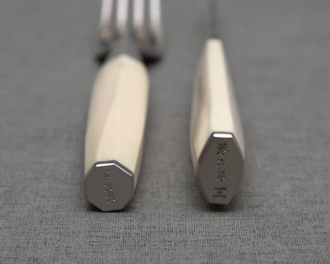 Tojiro Wakisashi Cutlery with White Micarta Handle