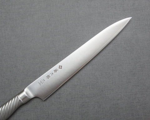 Tojiro Pro DP VG10 210mm Sujihiki with Stainless Steel Handle