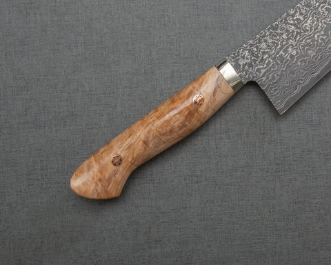 Shigeki Tanaka R2/SG2 Kurosome Damascus 210mm Gyuto with Maplewood Handle