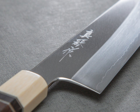 Makoto Tadokoro "Marushin" Ginsan (Silver #3) 180mm Bunka