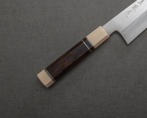 Makoto Tadokoro "Marushin" Ginsan (Silver #3) 180mm Bunka