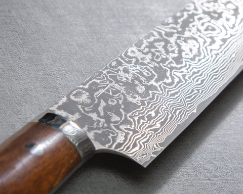 Takeshi Saji R2/SG2 Black Damascus 270mm Sujihiki with Ironwood Handle
