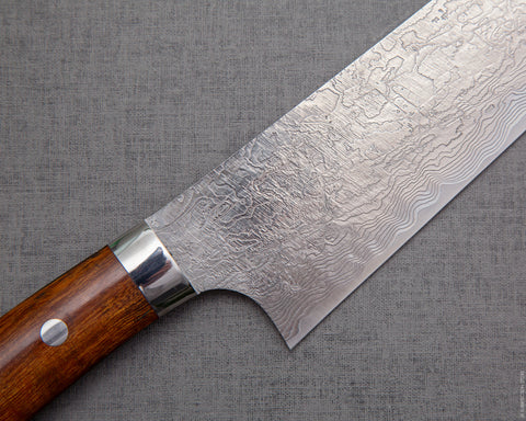 Takeshi Saji R2/SG2 Diamond Damascus Kiritsuke with Ironwood Handle