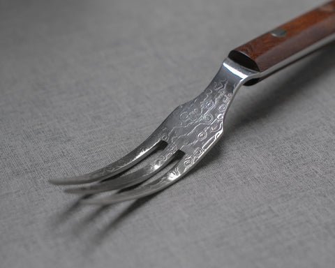 Takeshi Saji R2/SG2 Diamond Damascus 90mm Fork with Ironwood Handle