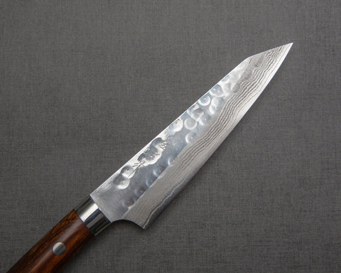 Takeshi Saji SRS-13 Damascus Tsuchime 130mm Petty with Ironwood Handle