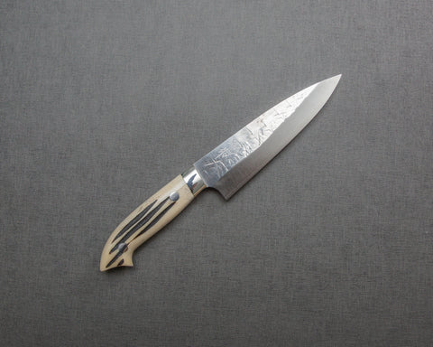 Takeshi Saji SRS-13 Tsuchime 130mm Petty with White Stag Horn Handle