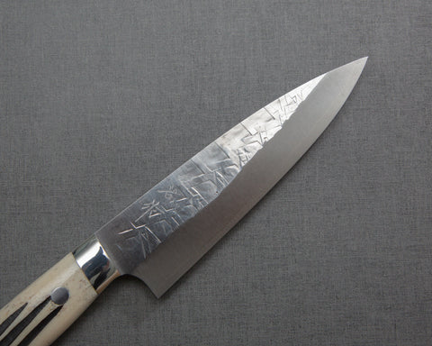Takeshi Saji SRS-13 Tsuchime 130mm Petty with White Stag Horn Handle