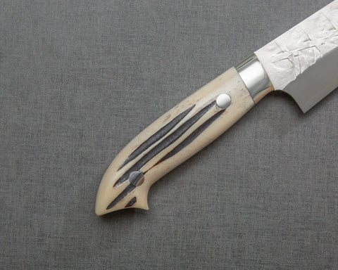 Takeshi Saji SRS-13 Tsuchime 130mm Petty with White Stag Horn Handle