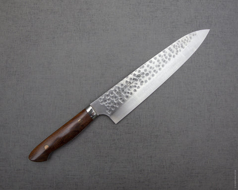 Yoshimi Kato R2/SG2 Tsuchime Gyuto with Ironwood Handle