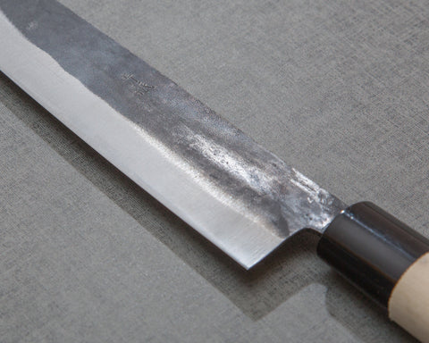Kyusakichi / Yoshida Hamono Aogami #2 Kurouchi 240mm Sujihiki