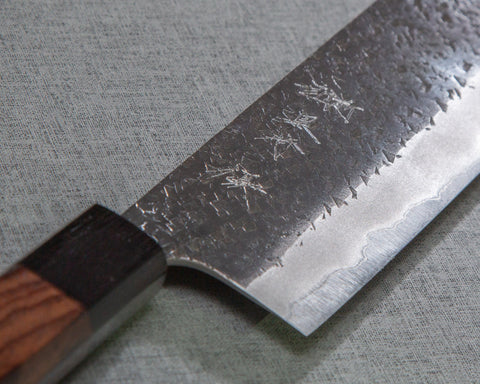 Yu Kurosaki "Shizuku" Aogami Super Kurouchi Tsuchime 165mm Nakiri with Rosewood Handle