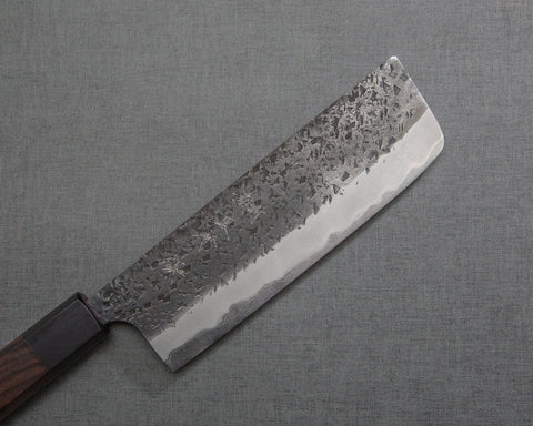 Yu Kurosaki "Shizuku" Aogami Super Kurouchi Tsuchime 165mm Nakiri with Rosewood Handle