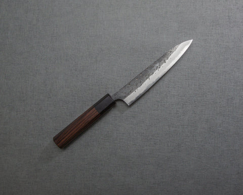 Yu Kurosaki "Shizuku" Aogami Super Kurouchi Tsuchime 150mm Petty with Rosewood Handle