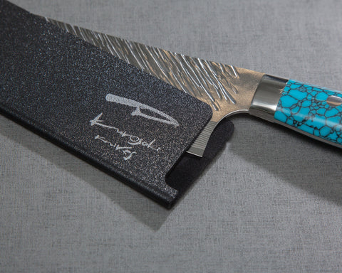 Yu Kurosaki R2/SG2 "Fujin" 240mm Kiritsuke Gyuto with Turquoise Handle