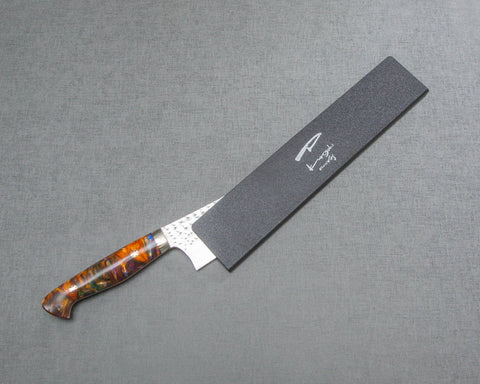 Yu Kurosaki "Senko" R2/SG2 210mm Gyuto with Polished Orange Agate Acrylic Handle