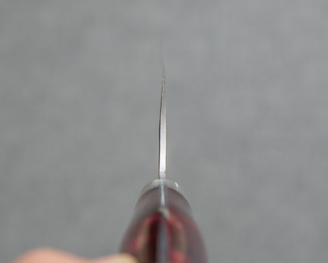 Yu Kurosaki "Senko" R2/SG2 210mm Gyuto with Stabilized Wood / Polished Ruby Acrylic Handle
