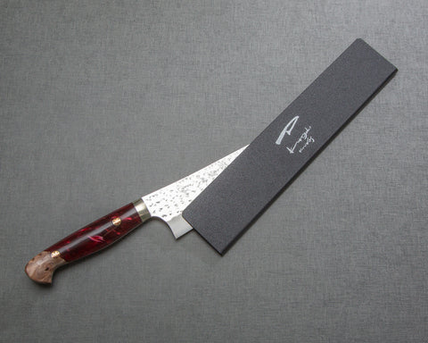 Yu Kurosaki "Senko" R2/SG2 210mm Gyuto with Stabilized Wood / Polished Ruby Acrylic Handle