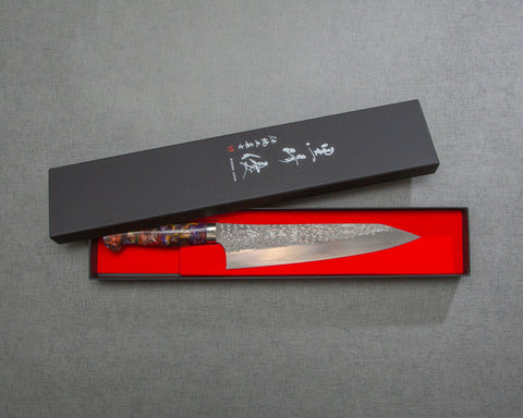 Yu Kurosaki "Senko" R2/SG2 210mm Gyuto with Polished Nebulas Acrylic Handle