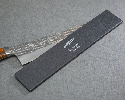 Yu Kurosaki "Senko" R2/SG2 240mm Kiritsuke Gyuto with Polished Flowing Amber Acrylic Handle